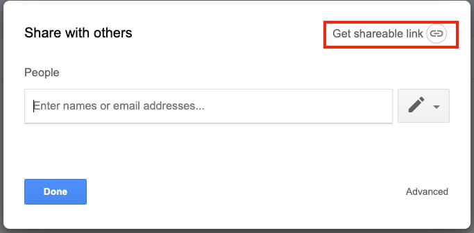 Google Drive Share Get Shareable Link1