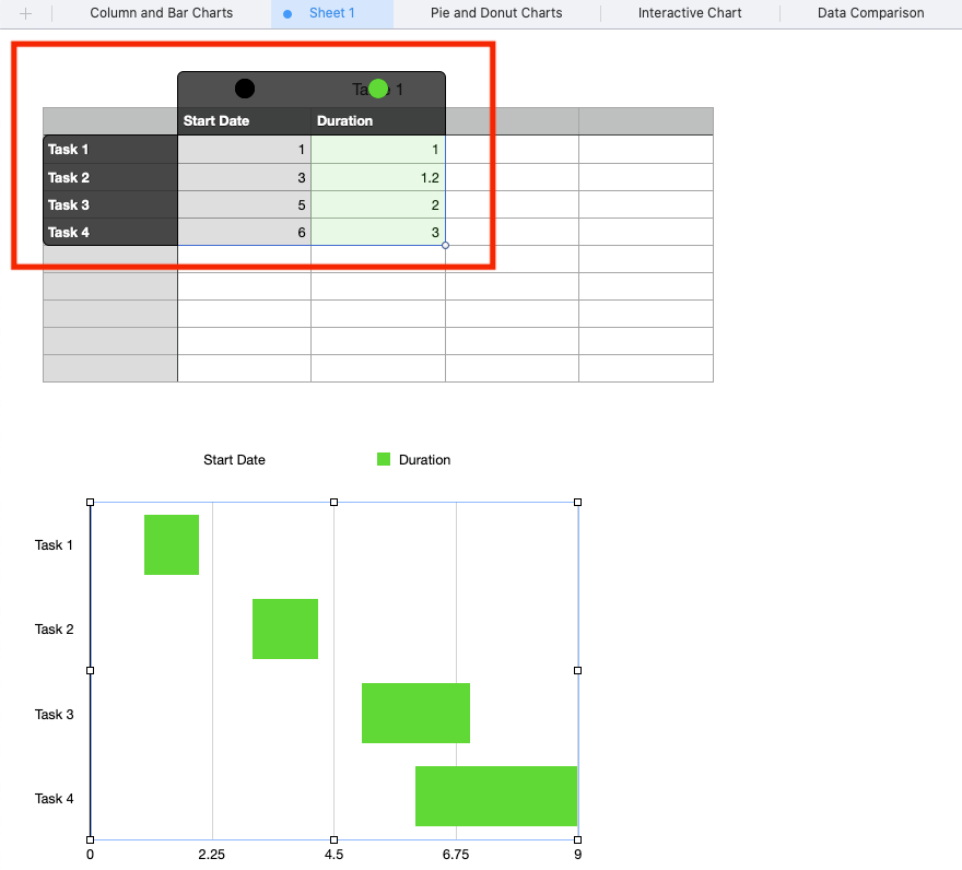 Select Data References