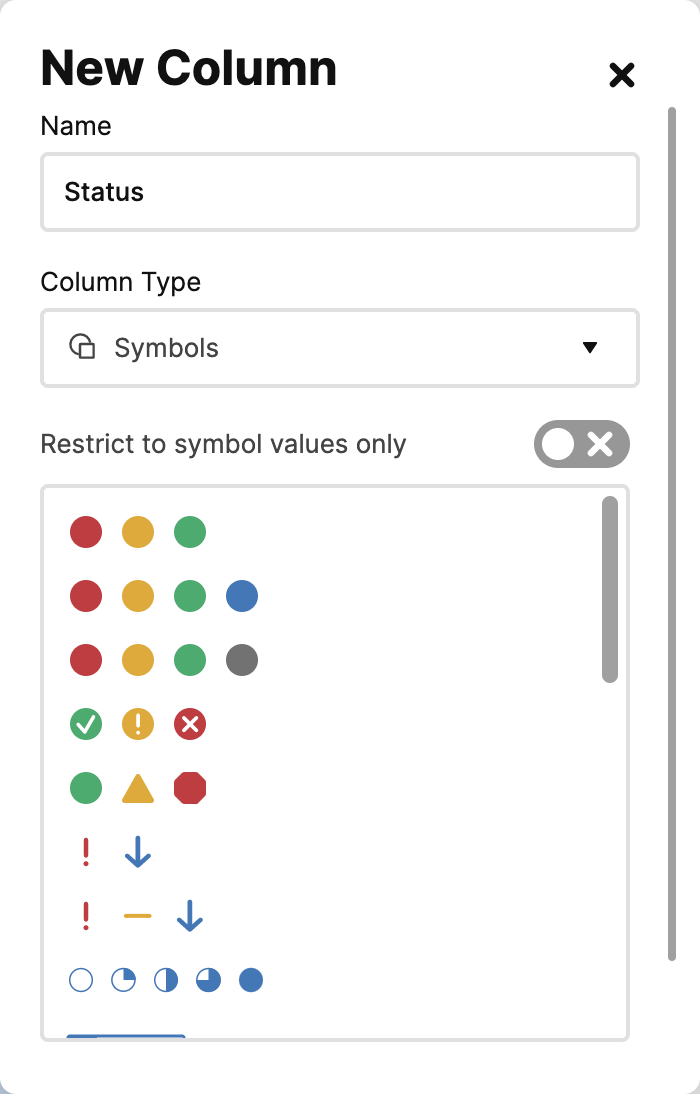 Column Properties UX Refresh 2